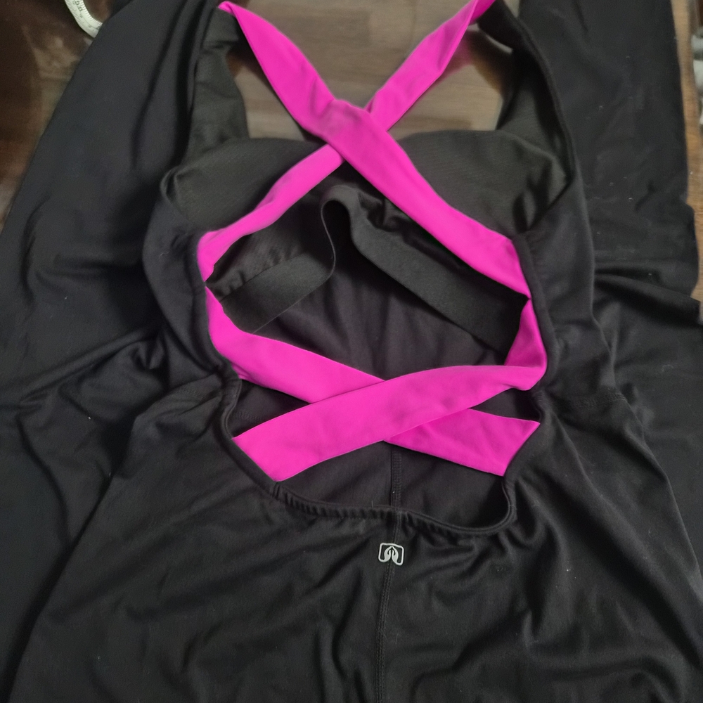 Namastetics Black & Pink Onepiece in SMALL